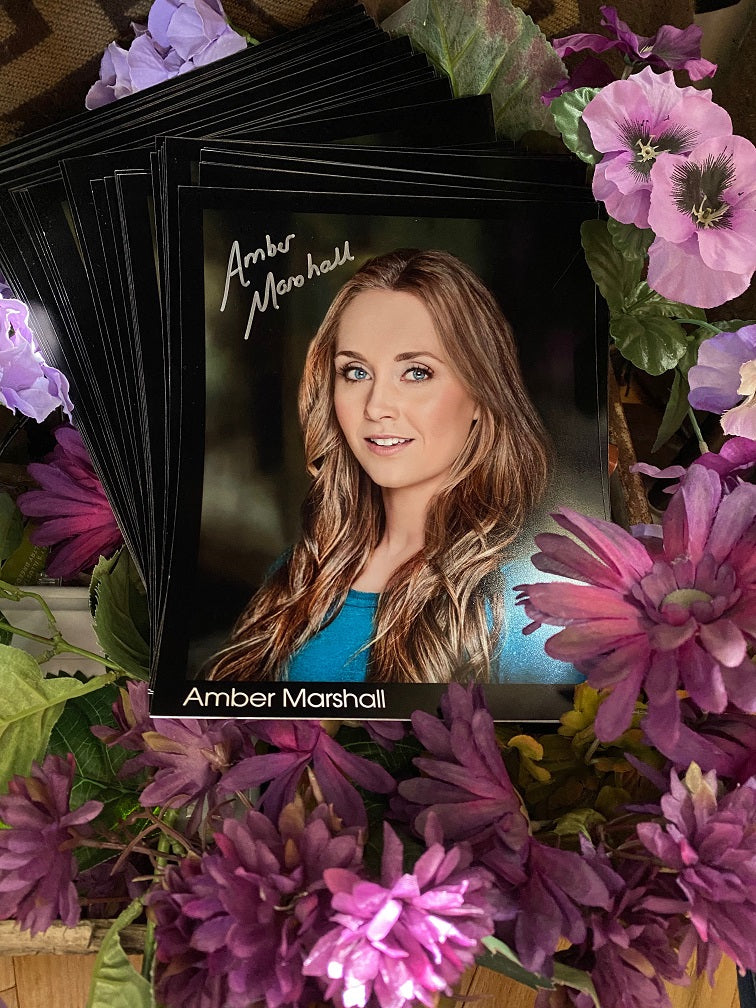 Autographed Photo:  Amber's Official Headshot