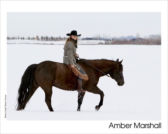 Autographed Photo: Amber & Hawk in the Snow